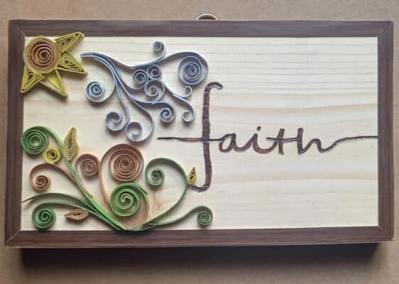 Quilled Plaque € 40